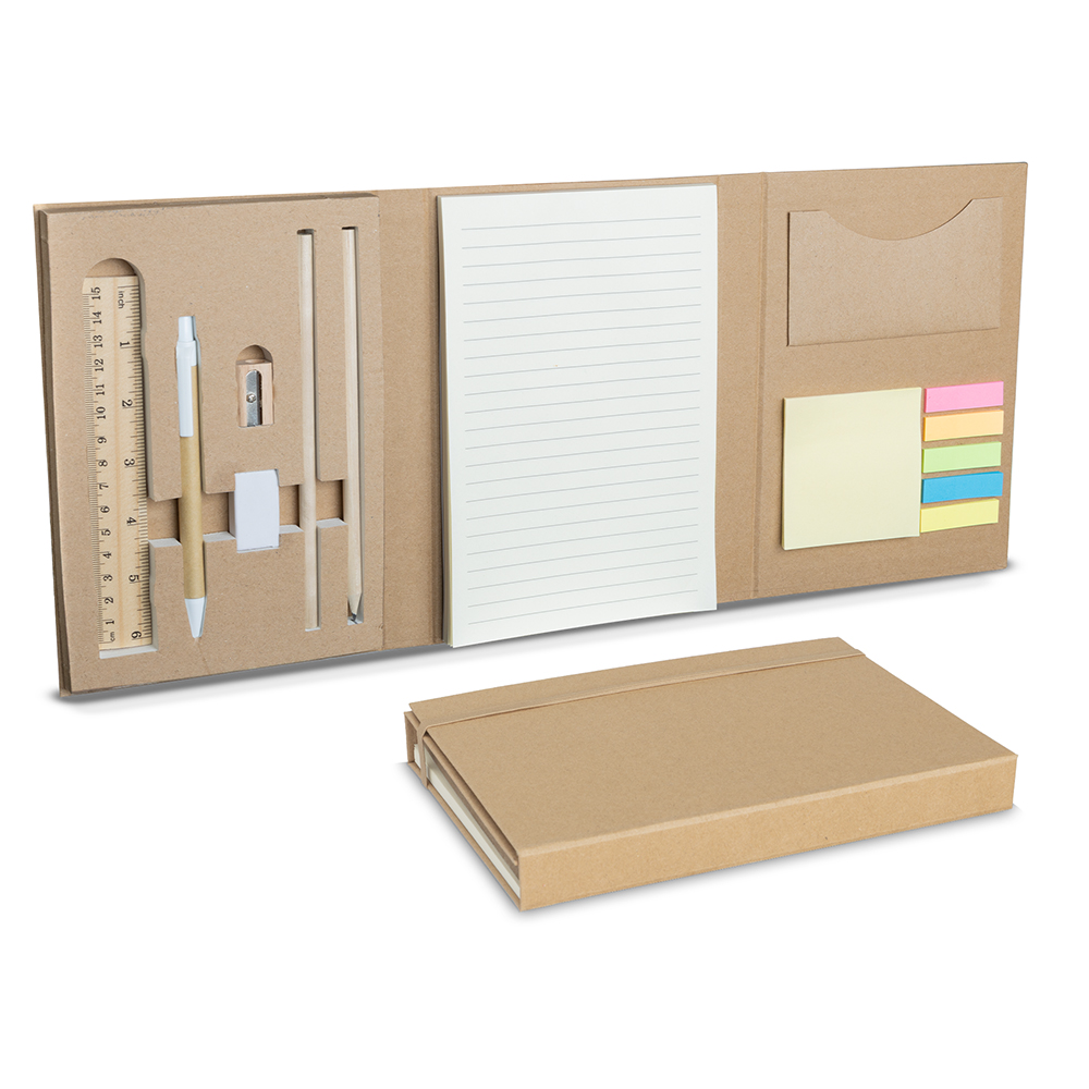 Kit Escritório Capa em Papel Kraft - CJ40035P