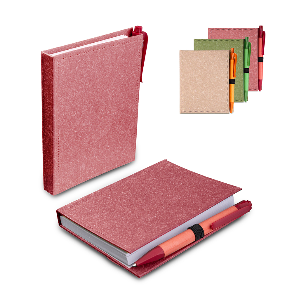 Mini Caderno A6 com caneta (13x11cm) - BL024