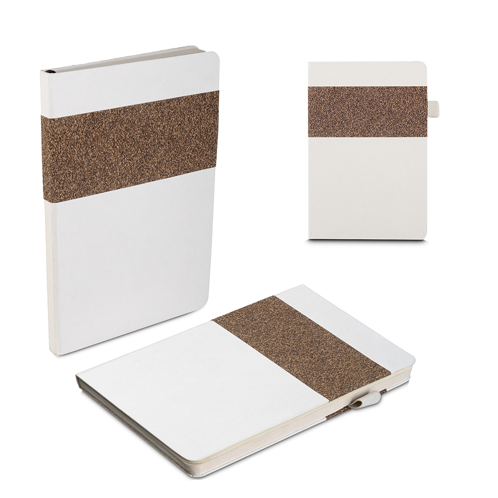Caderno A5 Capa em Fibra de Cana de Açúcar e Café - CAD011P