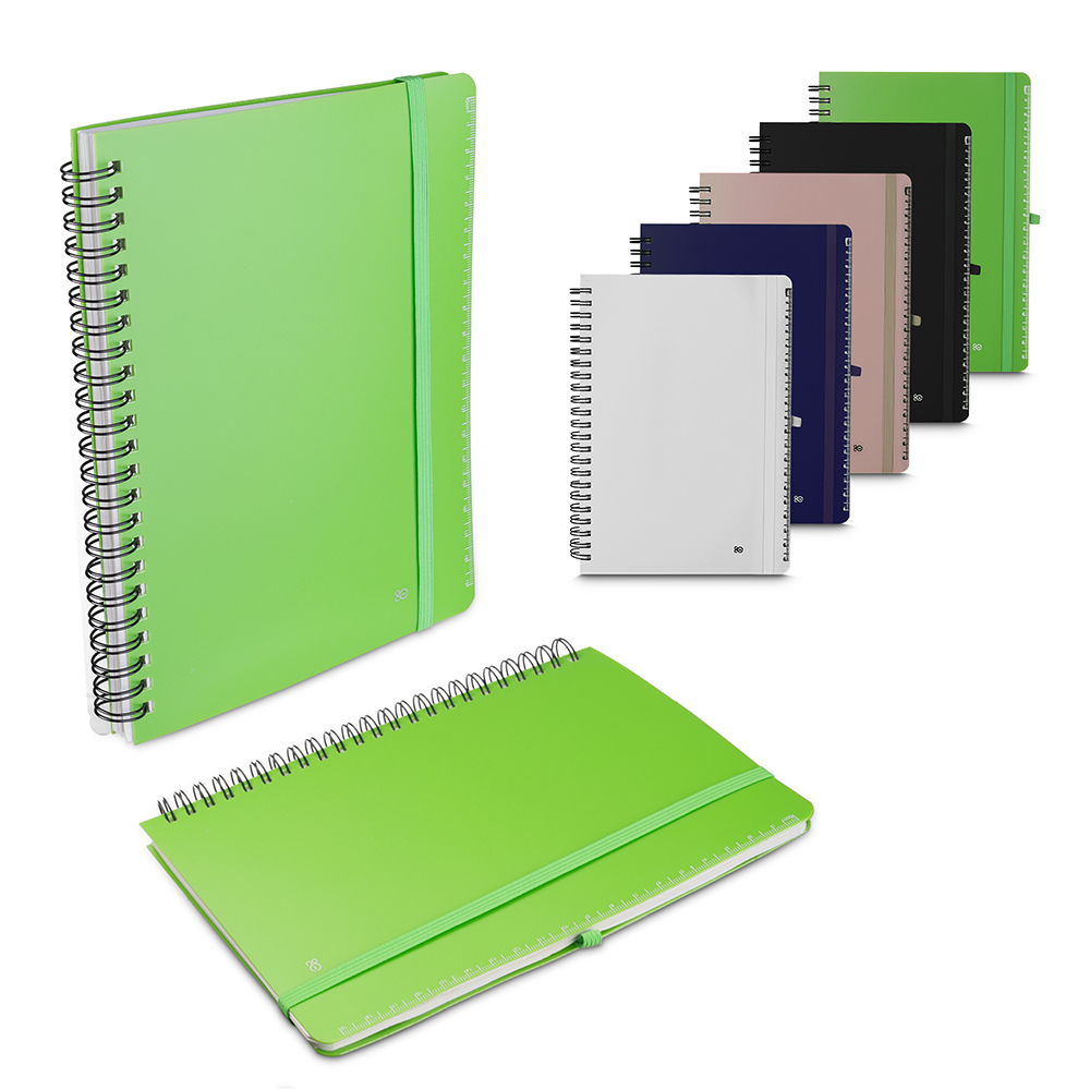 Caderno A5 Capa em PP de anotações - CAD004E