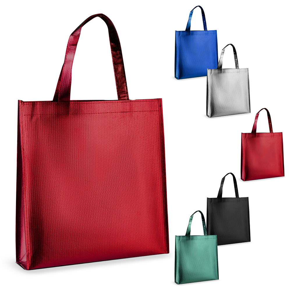 Sacola em TNT Laminado 90g/m² (34x35x8cm) - BTN090