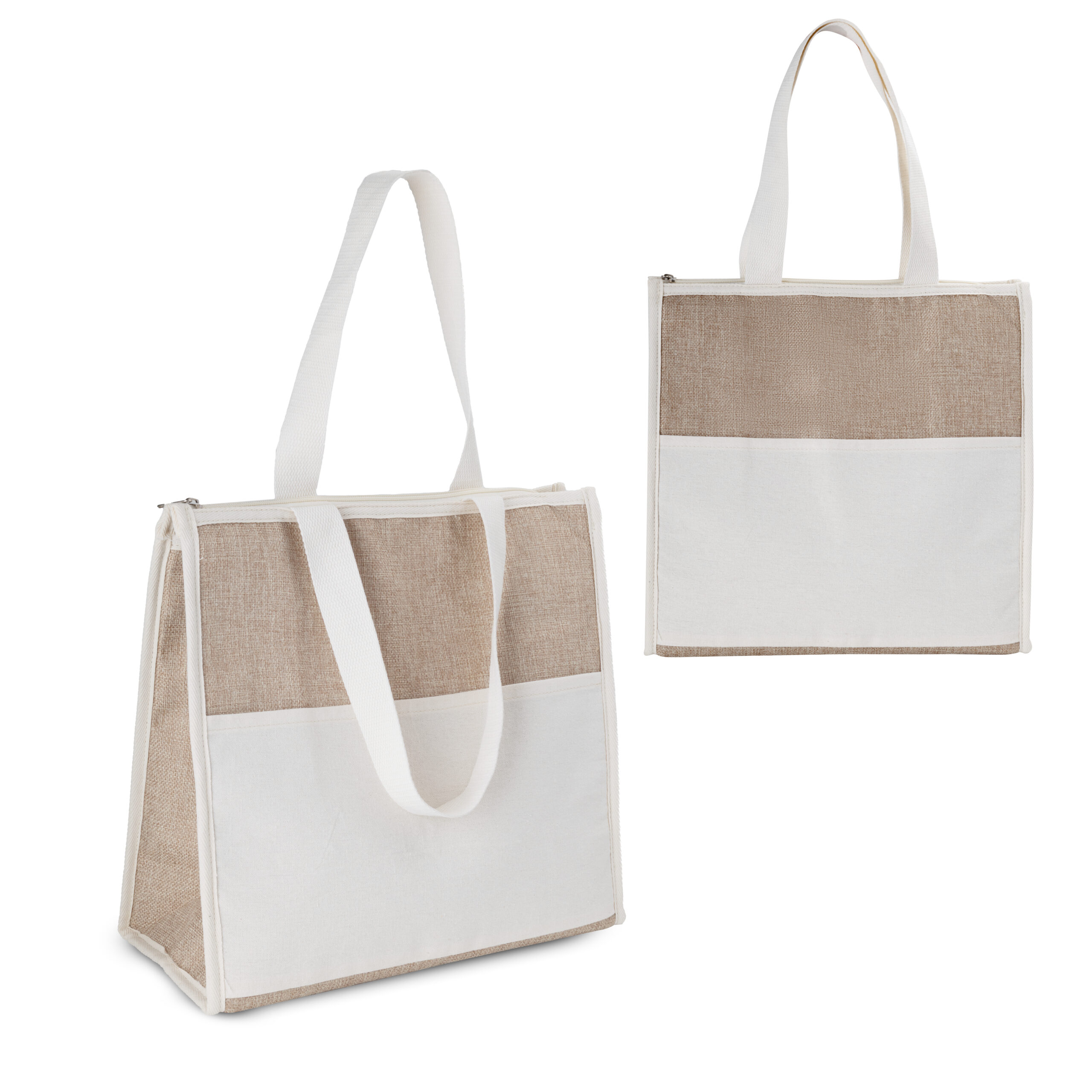 Bolsa Térmica em algodão e Juta sintética (34x34x16cm) - BT213P