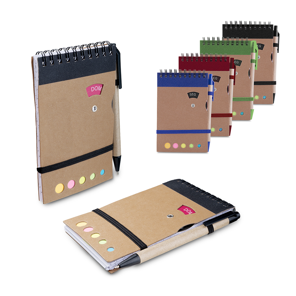Mini caderno A6 com caneta - BL037