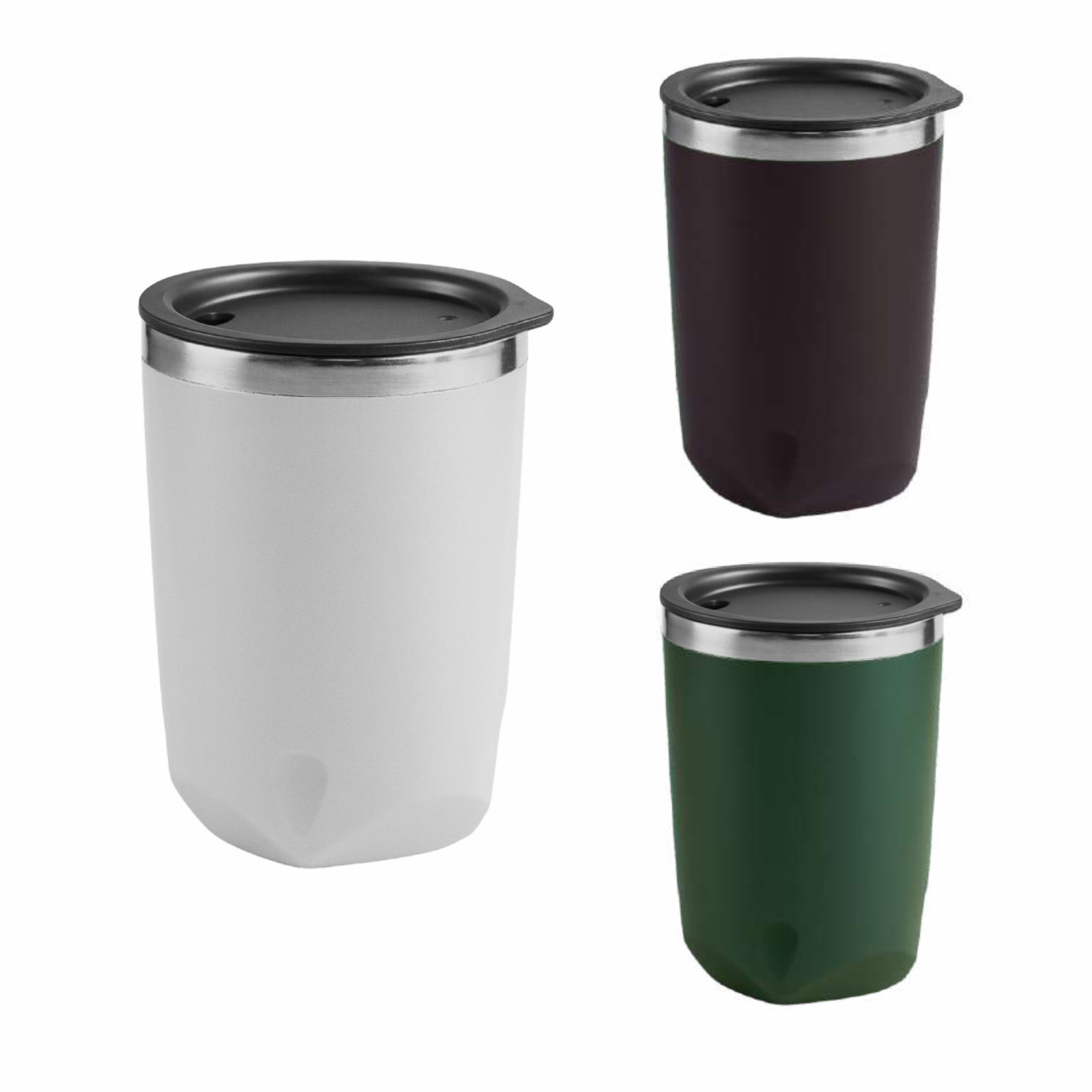 Copo Plástico Com Camada em Inox 250 ML
